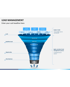 Lead management PPT slide 1