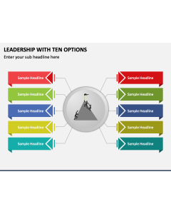 Leadership with Ten Options PPT Slide 1