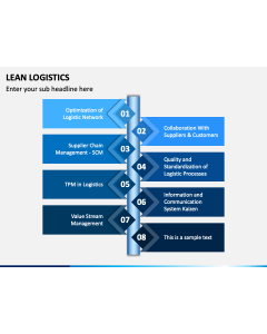 Lean Logistics PPT Slide 1