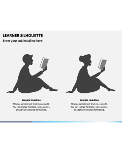 Learner Silhouette PPT Slide 1