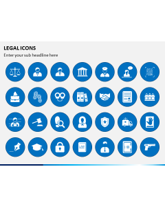 Legal Icons PPT Slide 1