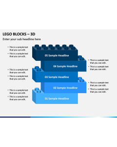 Lego blocks PPT slide 1