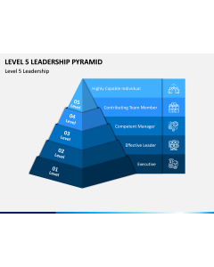 Level 5 Leadership Pyramid PPT Slide 1