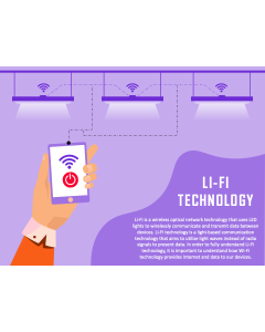 Li-Fi Technology PPT Slide 1