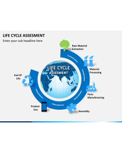 Life cycle assessment PPT slide 1