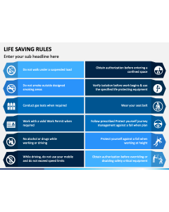 Life Saving Rules PPT Slide 1