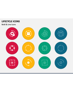 Lifecycle Icons PPT Slide 1