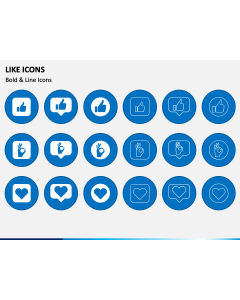 Like Icons PPT Slide 1