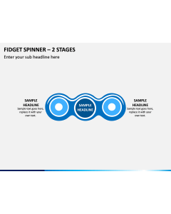 Fidget Spinner – 2 Stages PPT Slide 1