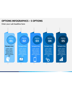 Options Infographics – 5 Options PPT Slide 1