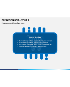Definition Box – Style 1 PPT slide 1