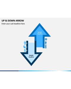 Up & Down Arrow PPT slide 1