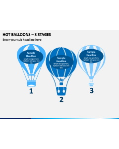 Hot Balloons – 3 Stages PPT slide 1