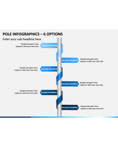 Pole Infographics – 6 Options PPT slide 1