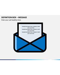 Definition Box – Message PPT slide 1