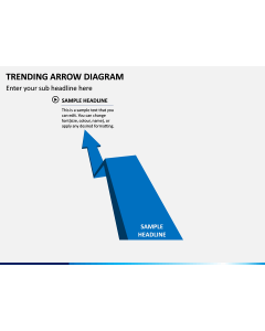 Trending Arrow Diagram PPT Slide 1