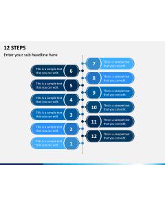 12 Steps PPT Slide 1