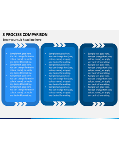 3 Process Comparison PPT Slide 1