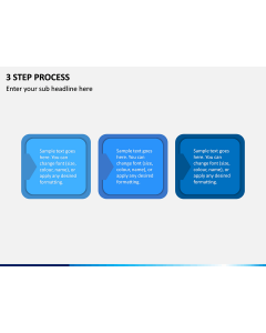 3 Step Process PPT Slide 1