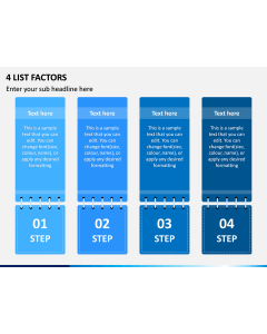 4 List Factors PPT Slide 1