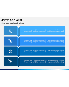 4 Steps of Change PPT Slide 1
