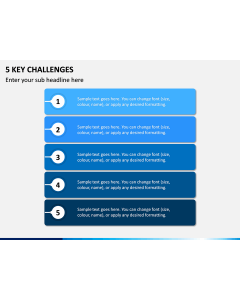 5 Key Challenges PPT Slide 1