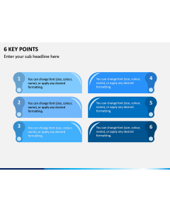 6 Key Points PPT Slide 1
