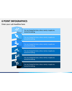 6 Point Infographics PPT Slide 1