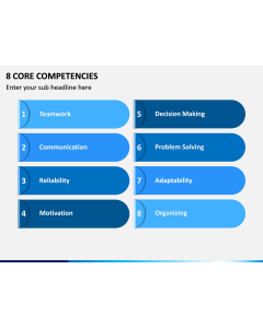 8 Core Competencies PPT Slide 1