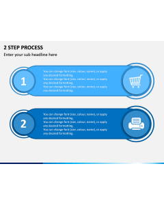 2 Step Process PPT Slide 1