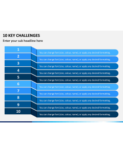 10 Key Challenges PPT Slide 1