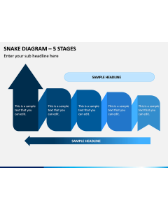 Snake Diagram - 5 Stages PPT Slide 1