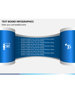 Text Board Infographics PPT Slide 1