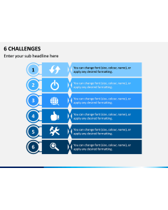 6 Challenges PPT Slide 1