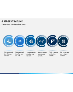 6 Stages Timeline PPT Slide 1