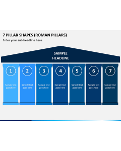 7 Pillar Shapes (Roman Pillars) PPT Slide 1