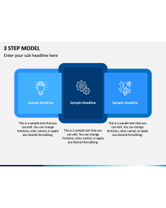 3 Step Model PPT Slide 1