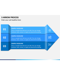 3 Arrow Process PPT Slide 1