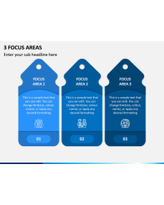 3 Focus Areas PPT Slide 1