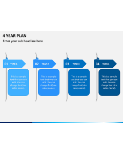 4 Year Plan PPT Slide 1