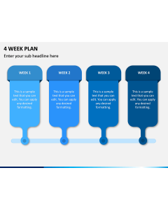 4 Week Plan PPT Slide 1
