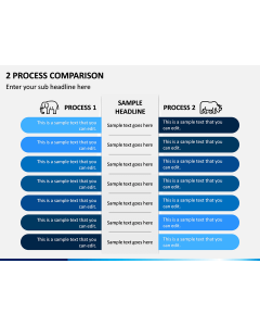 2 Process Comparison PPT Slide 1