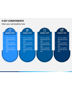 4 Key Components PPT Slide 1