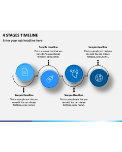 4 Stages Timeline PPT Slide 1