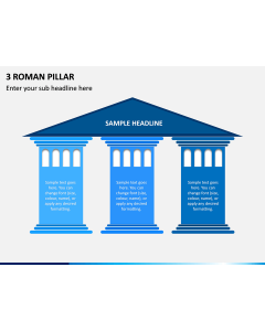 3 Roman Pillar PPT Slide 1