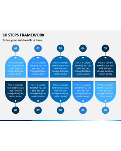 10 Steps Framework PPT Slide 1