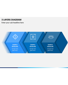 3 Layers Diagram PPT Slide 1