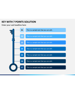 Key With 7 Points Solution PPT Slide 1