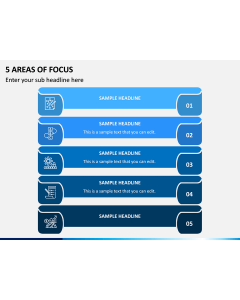 5 Areas of Focus PPT Slide 1