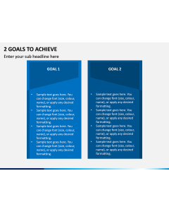 2 Goals to Achieve PPT Slide 1
